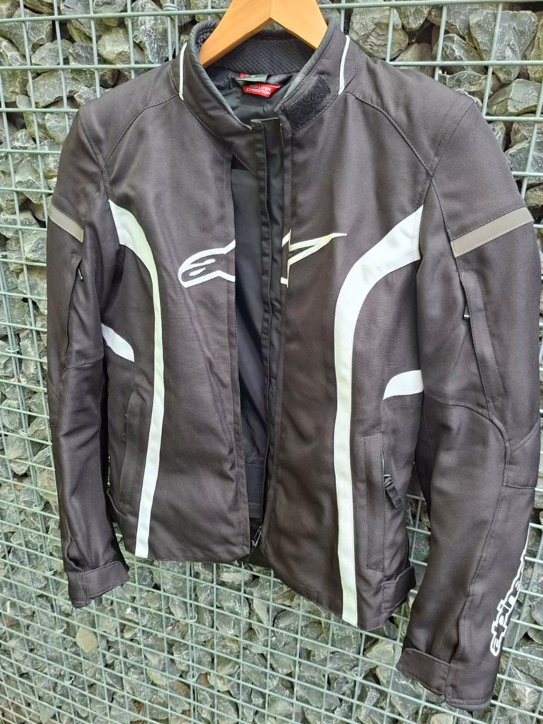 Dames textiel motorpak alpinestars vest en broek, Motoren, Kleding | Motorkleding, Ophalen, Dames
