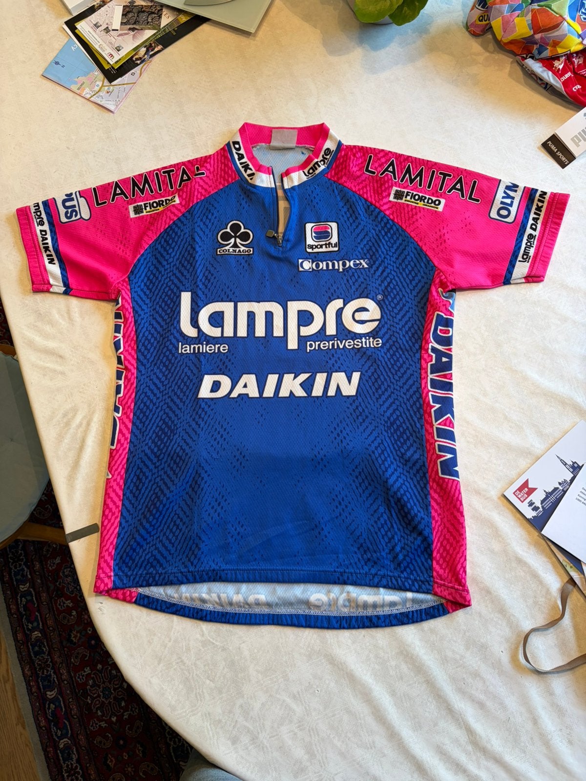 Vintage Sportful Lampre-Daikin Wielershirt (Jaren '90/'00), Verzamelen, Retro, Ophalen of Verzenden, Overige typen