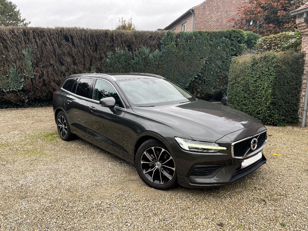 Volvo V60 2.0 D4 Inscription, Auto's, Automaat, Zwart, Overige kleuren, Leder en Stof