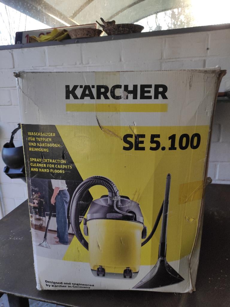 Karcher 5.100 SE Tapijtreiniger /  Nat- en droog stofzuiger, Ophalen, Gebruikt, Overige typen