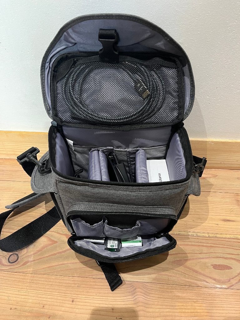 Sony ZV-1 accessoires - SmallRig cage, Ulanzi lens & accu's, Ophalen, Zo goed als nieuw, Schoudertas, Overige merken