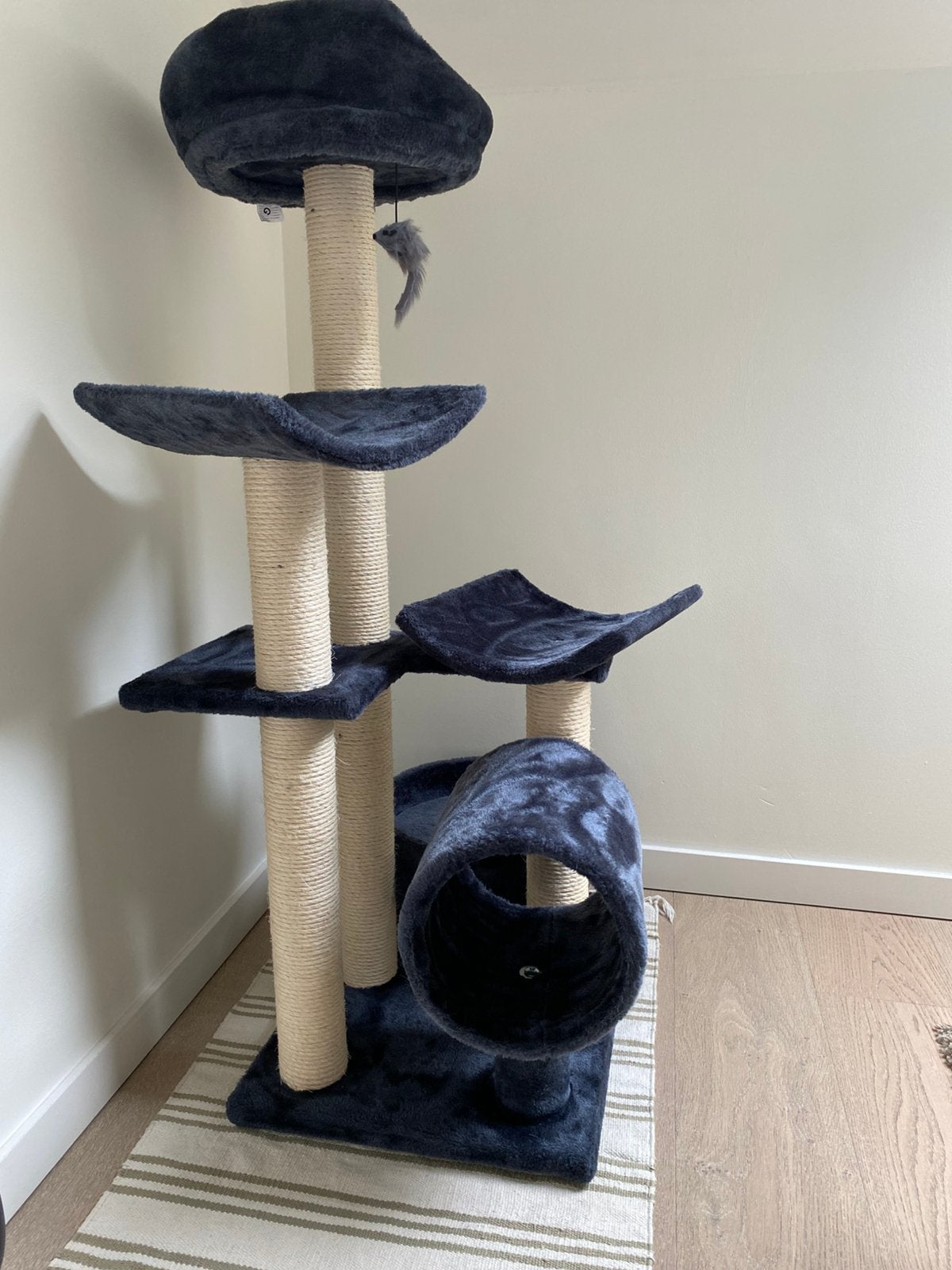 Vendu, Arbre à chat Pénélope gris foncé parfait état., Enlèvement, Comme neuf