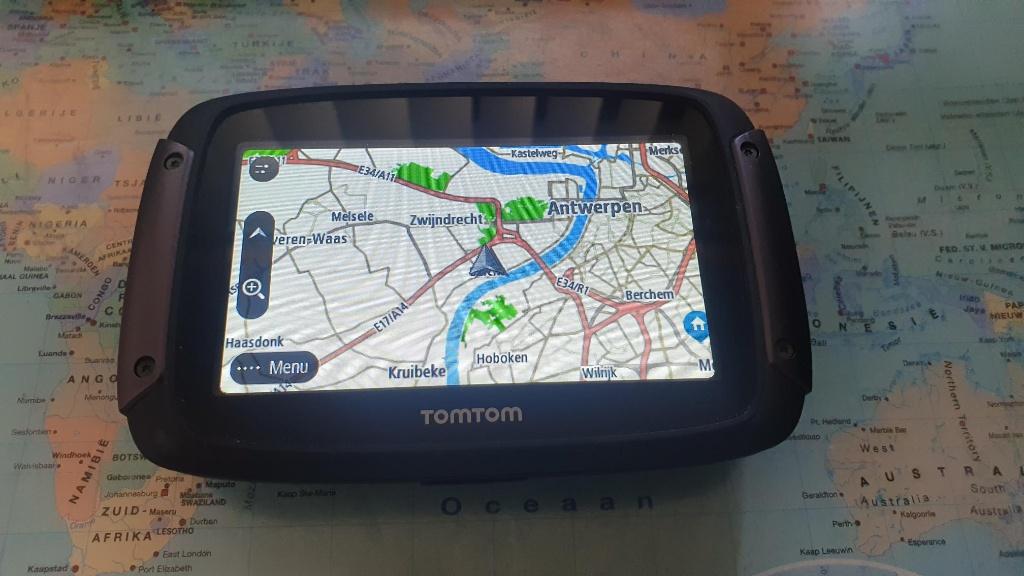 GPS TomTom rider 550 + BMW houder, Motoren, Accessoires | Navigatiesystemen, Ophalen