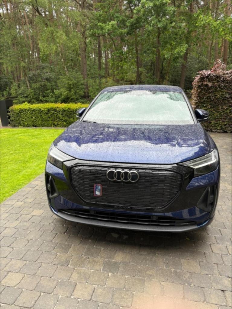Audi Q4 e-Tron S-Line BJ 2024 met 24639 km bod vanaf € 38000, Automaat, 4 deurs, Achterwielaandrijving, Zwart