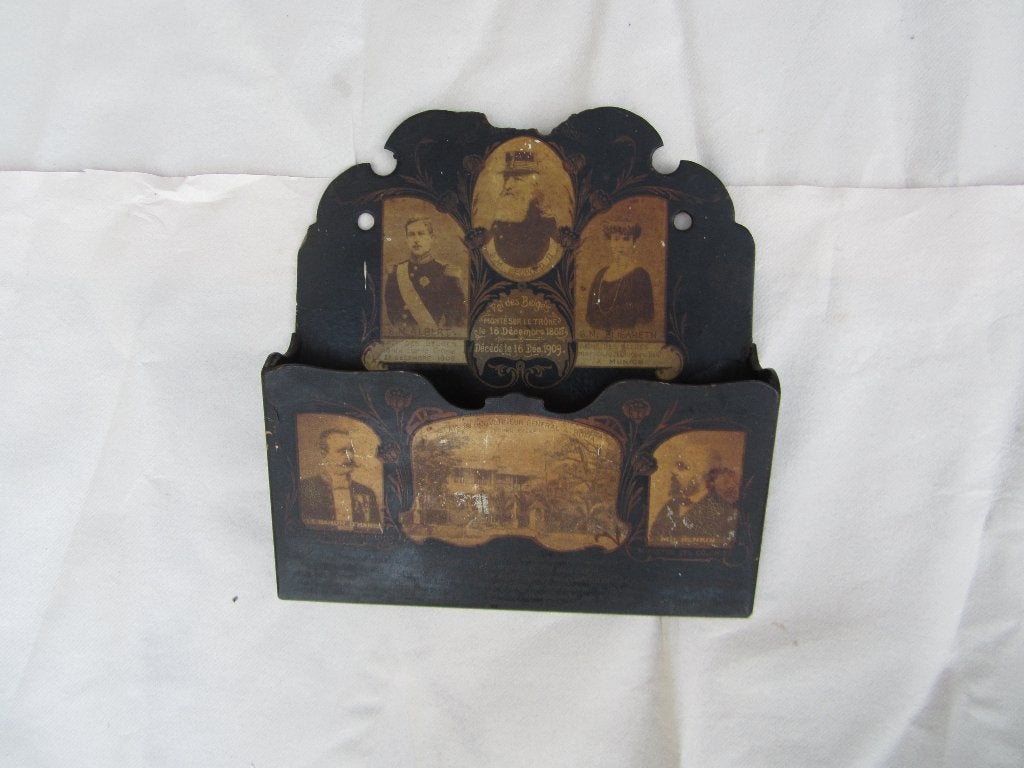 Porte-lettres aux cent chemise Léopold2 / Albert, Collections, Enlèvement ou Envoi, Utilisé