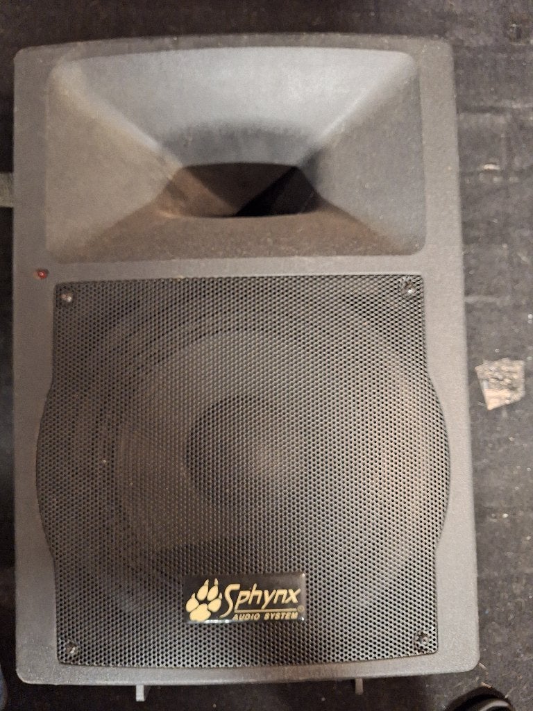 sphynx actieve speaker 100 watt, Gebruikt, Party speaker, AUX-ingang, 60 tot 120 watt