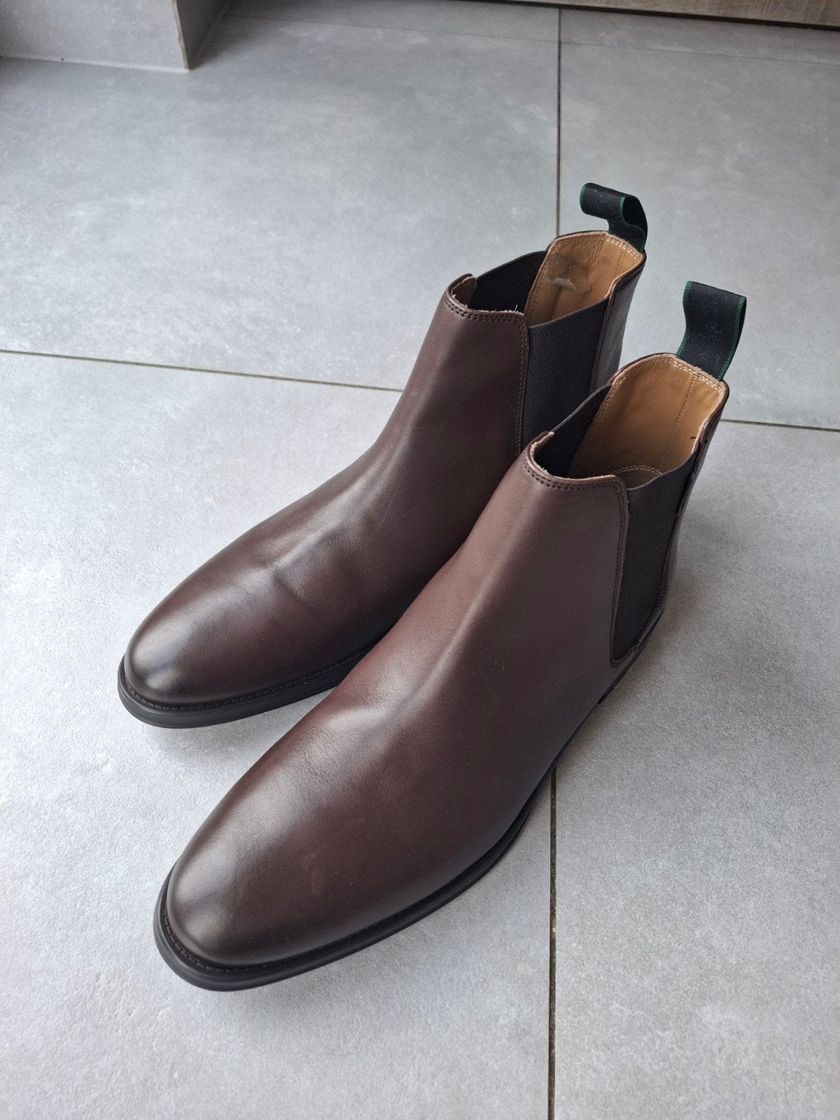 Paul Smith Chelsea Boots donkerbruin leder - maat UK 10, Vêtements | Hommes, Neuf, Paul Smith, Bottes, Brun