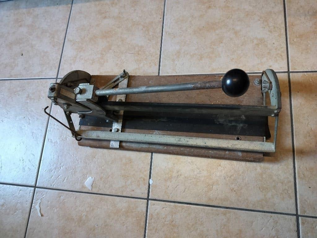 Vintage Handmatige Tegelsnijder, Doe-het-zelf en Bouw, Ophalen of Verzenden, Gebruikt