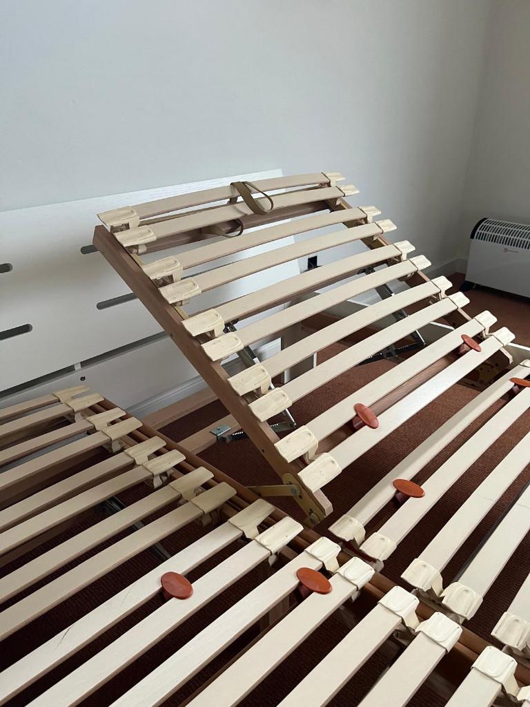 lattenbodem, Huis en Inrichting, Slaapkamer | Matrassen en Bedbodems, Ophalen, Eenpersoons, Zo goed als nieuw, Bedbodem