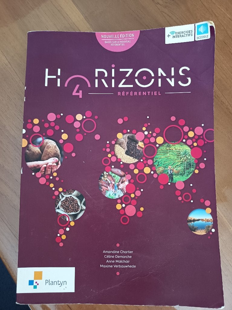 Horizons 4 Referentiel, Livres, Enlèvement, Utilisé, Secondaire, Géographie