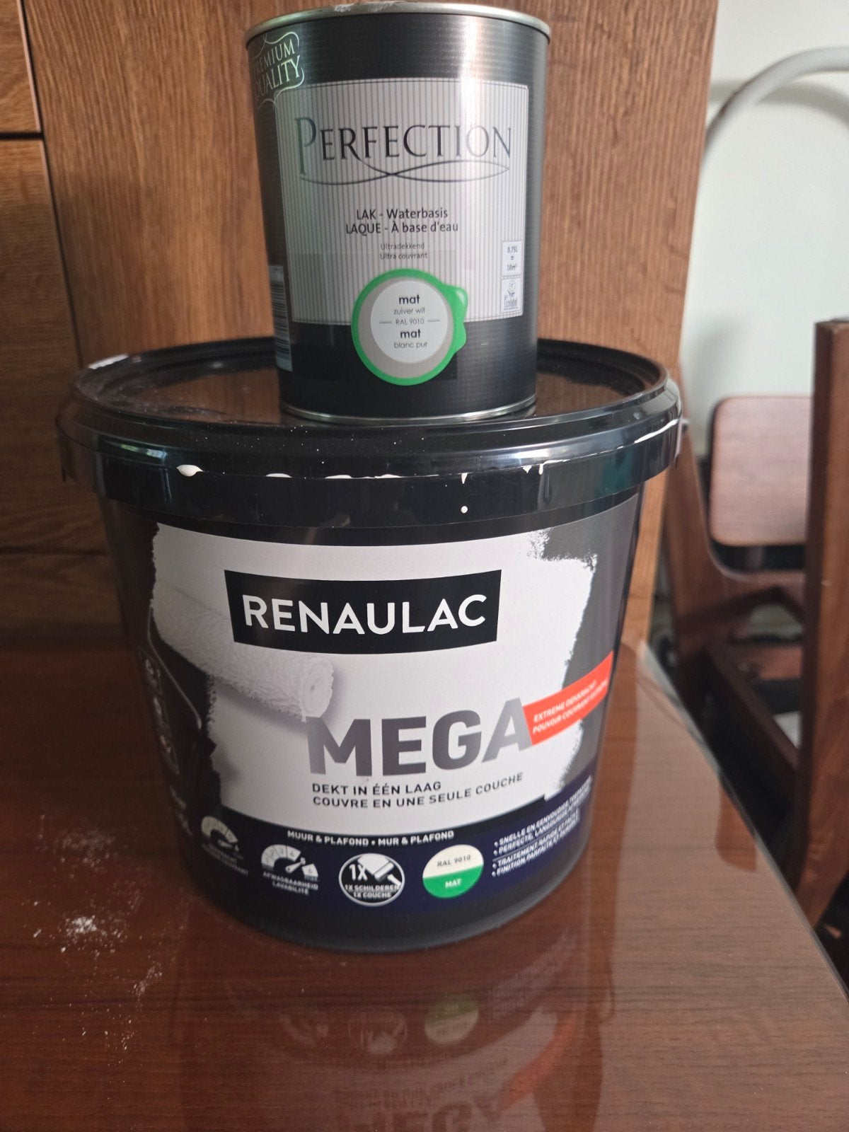 peinture et laque blanc cassé, Bricolage & Construction, Peinture, Vernis & Laque, Laque, Blanc, Enlèvement