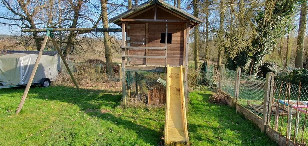 Portique enfant balançoires, Enlèvement, Bois