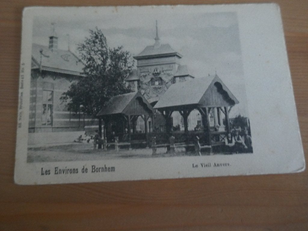 bornhem le vieil anvers, Envoi, Non affranchie, Anvers