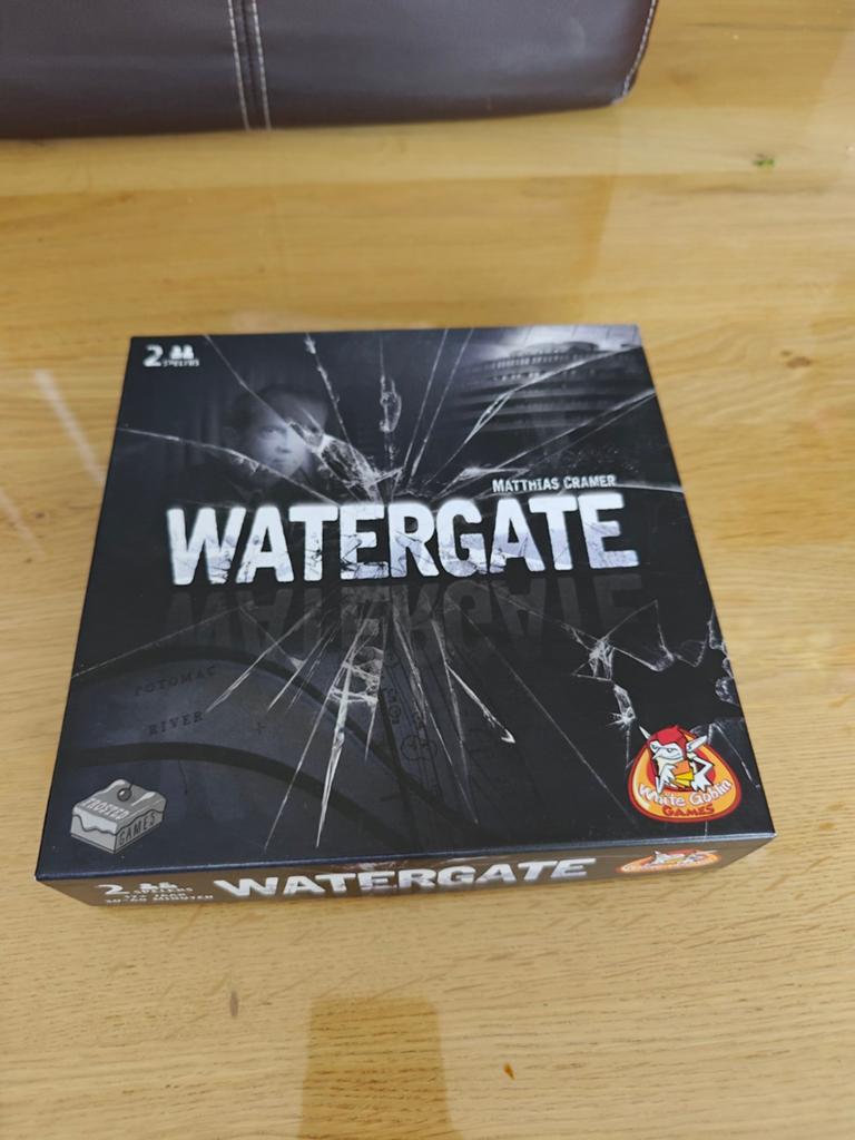 2 spelersspel watergate, Een of twee spelers, Ophalen of Verzenden, Zo goed als nieuw, White Goblin Games