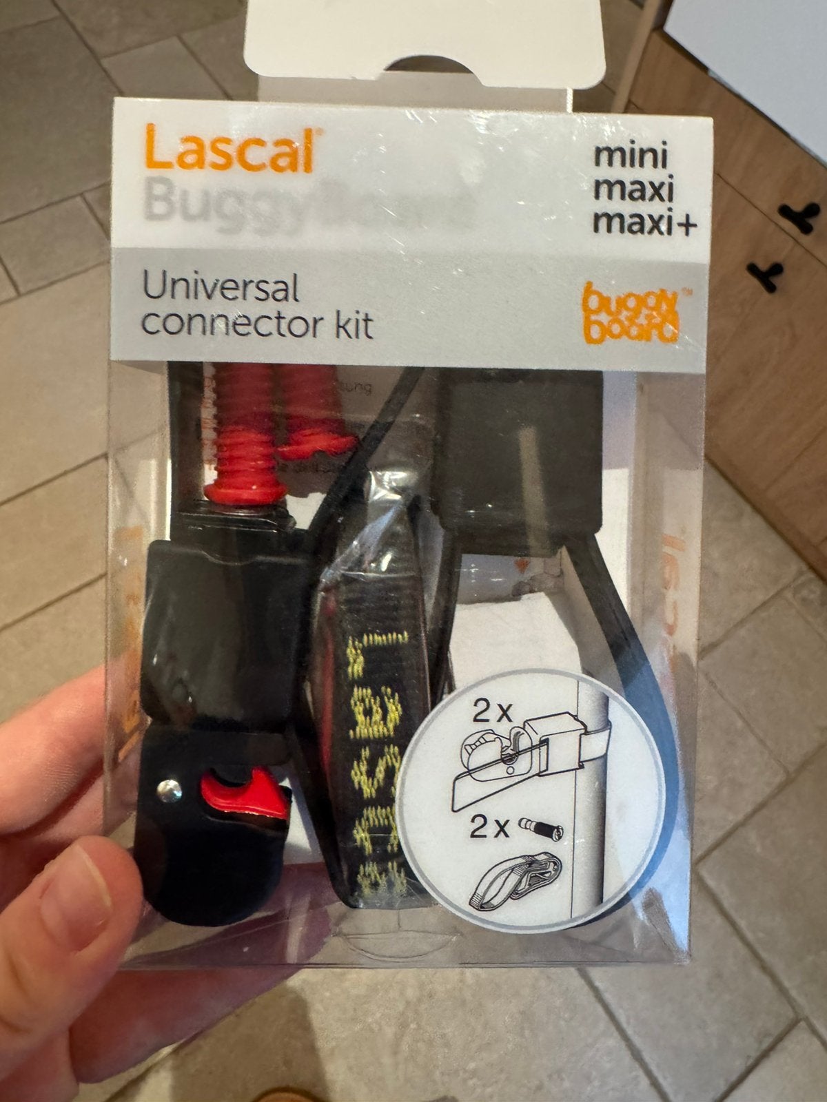 Universele connector kit Lascal BuggyBoard mini, maxi, maxi+, Enfants & Bébés, Enlèvement, Neuf