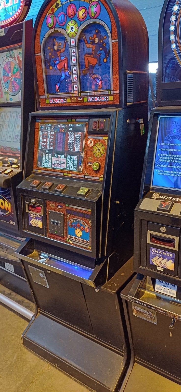 Slots SUPER JOKER, Ophalen