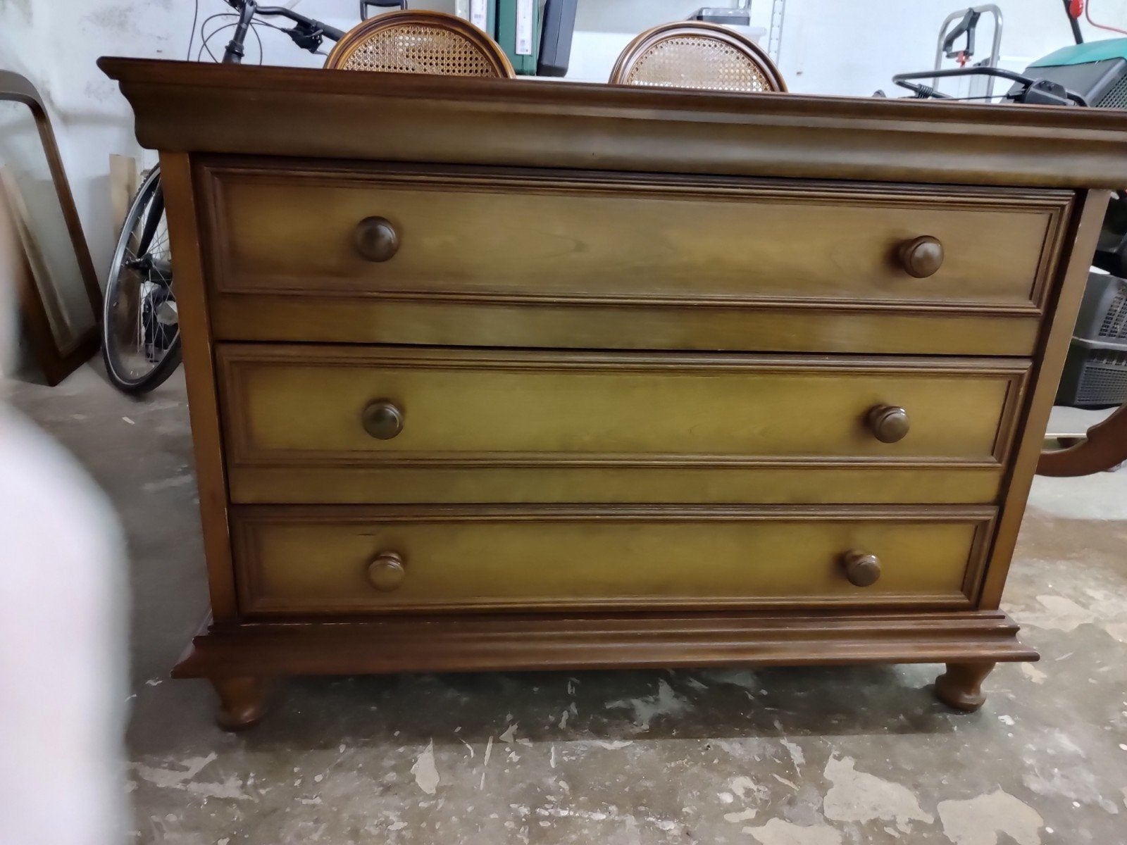 Commode et miroir, Maison & Meubles, 3 ou 4 tiroirs, Enlèvement, Utilisé