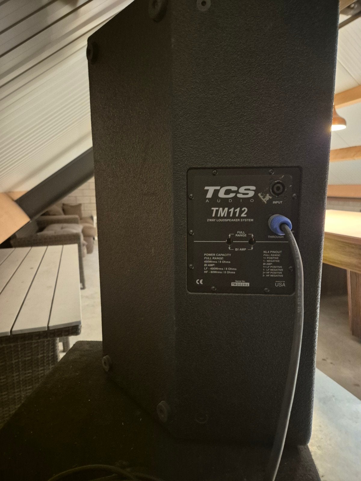 TCS TM112 B&C PA Touring speakers, Audio, Tv en Foto, Ophalen