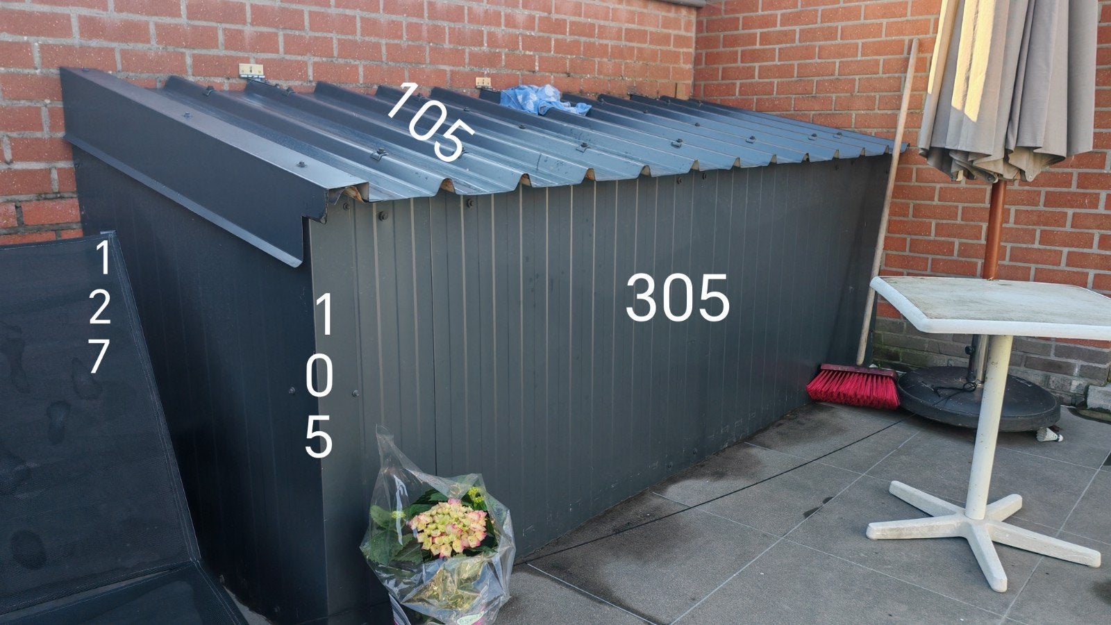 Big garden box, Enlèvement