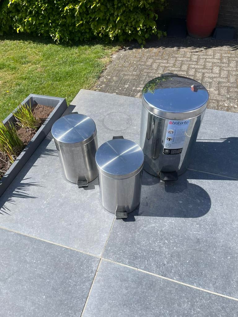 Vuilbak pedaalemmer brabantia, Ophalen, Gebruikt