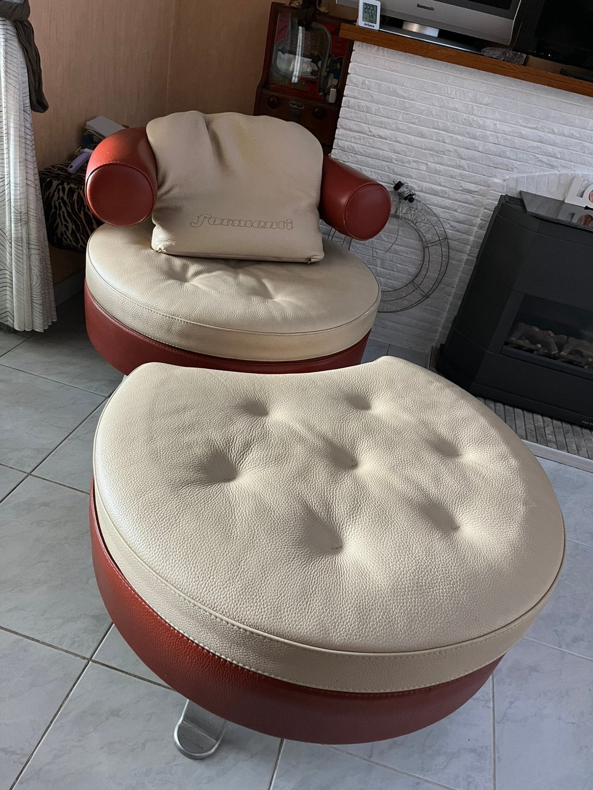 Luxe design lounge zetel van Formenti, Ophalen, Zo goed als nieuw, Eenpersoons