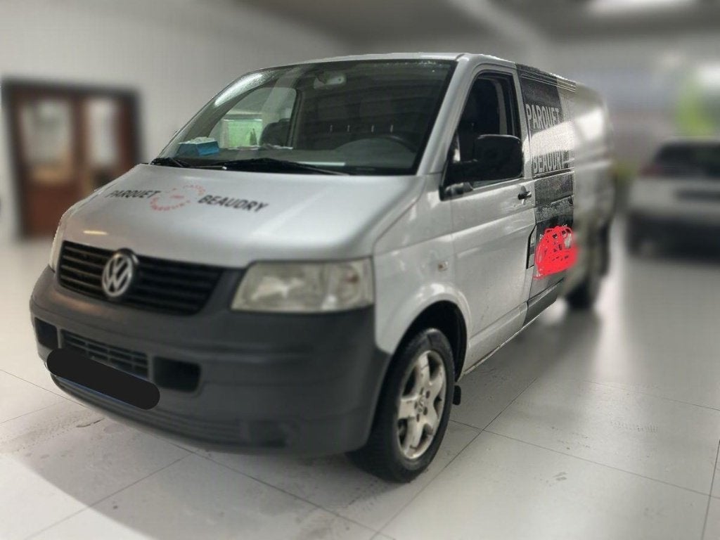 VW T5 2.5 TDI 130 ch  2009 3 places 293.000km 1er Proprio, Autos, Camionnettes & Utilitaires, Argent ou Gris, Achat, 3 places