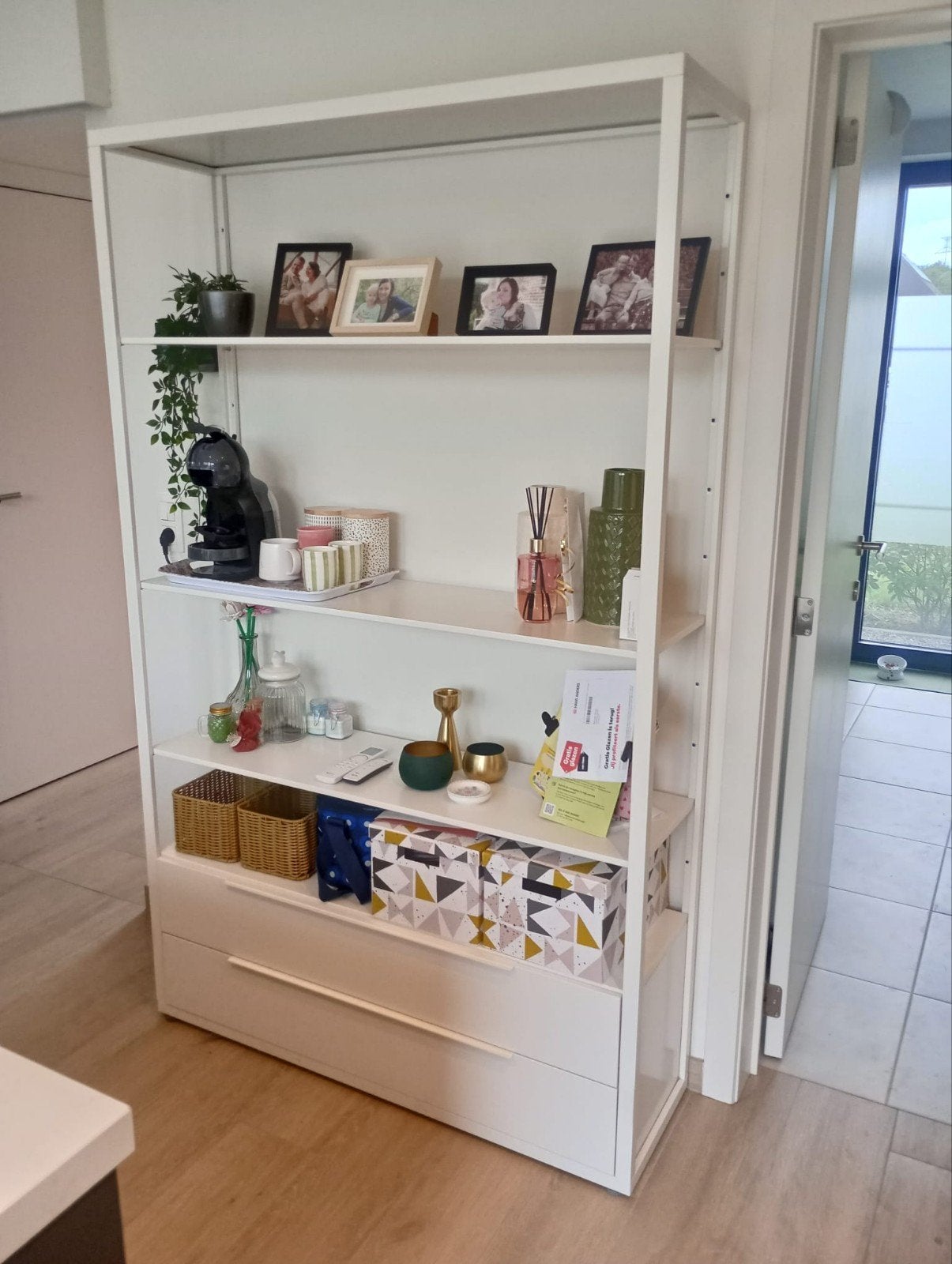 Ikea Fjälkinge open kast met lades, Huis en Inrichting, Ophalen, Gebruikt
