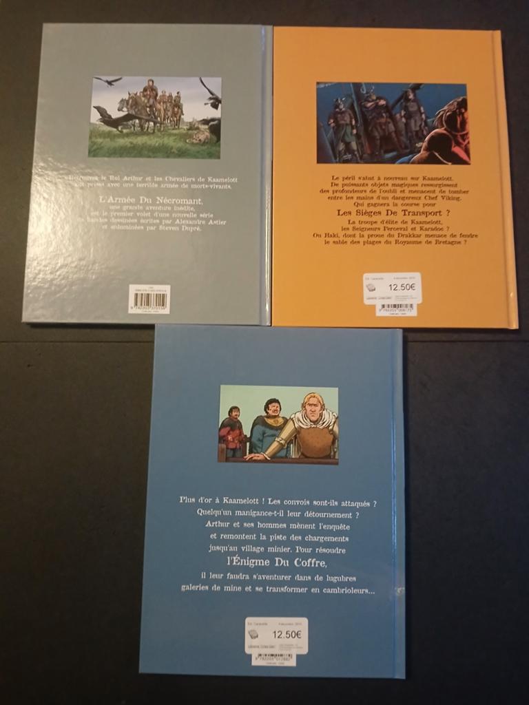 Lot de 3 bd kaamelott 1 à 3, Enlèvement ou Envoi