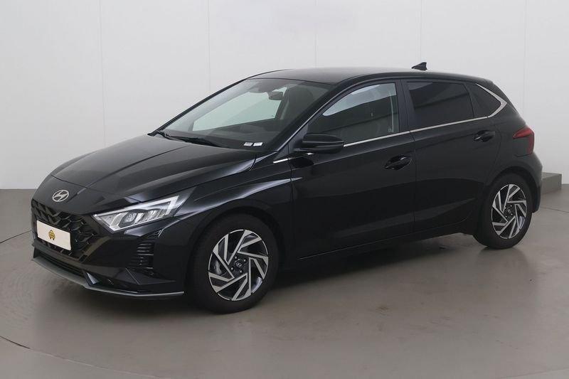 Hyundai i20 1.2i style 79, Auto's, Parkeersensor, Gebruikt, Overige bekleding, Zwart