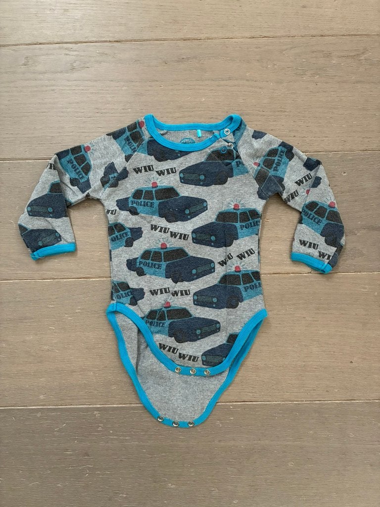 Grijze Body met lange mouwen van Ej Sikke Lej (Maat 80), Nacht- of Onderkleding, Ophalen of Verzenden, Jongetje, Ej Sikke Lej