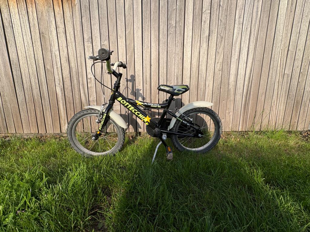 Kinderfiets 16 inch, Enlèvement, Utilisé, Frein sur jante, 16 à 20 pouces