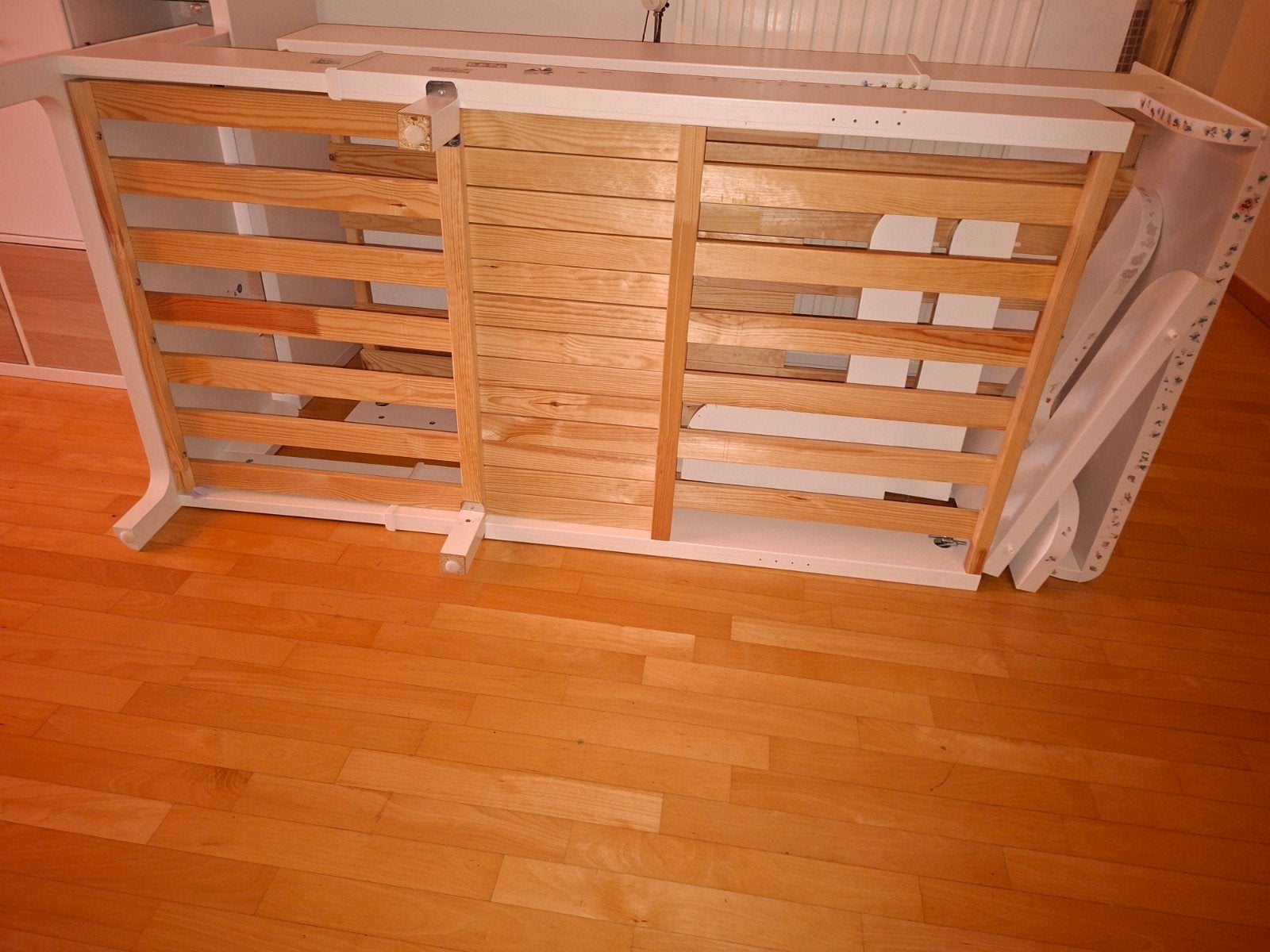 Lit ikea busung extensible + matelas + draps, Enlèvement