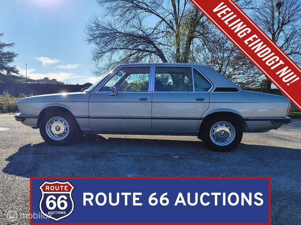 BMW 520/6 | 1981 | Route 66 Auctions, Achat, Entreprise, Boîte manuelle, Autre carrosserie