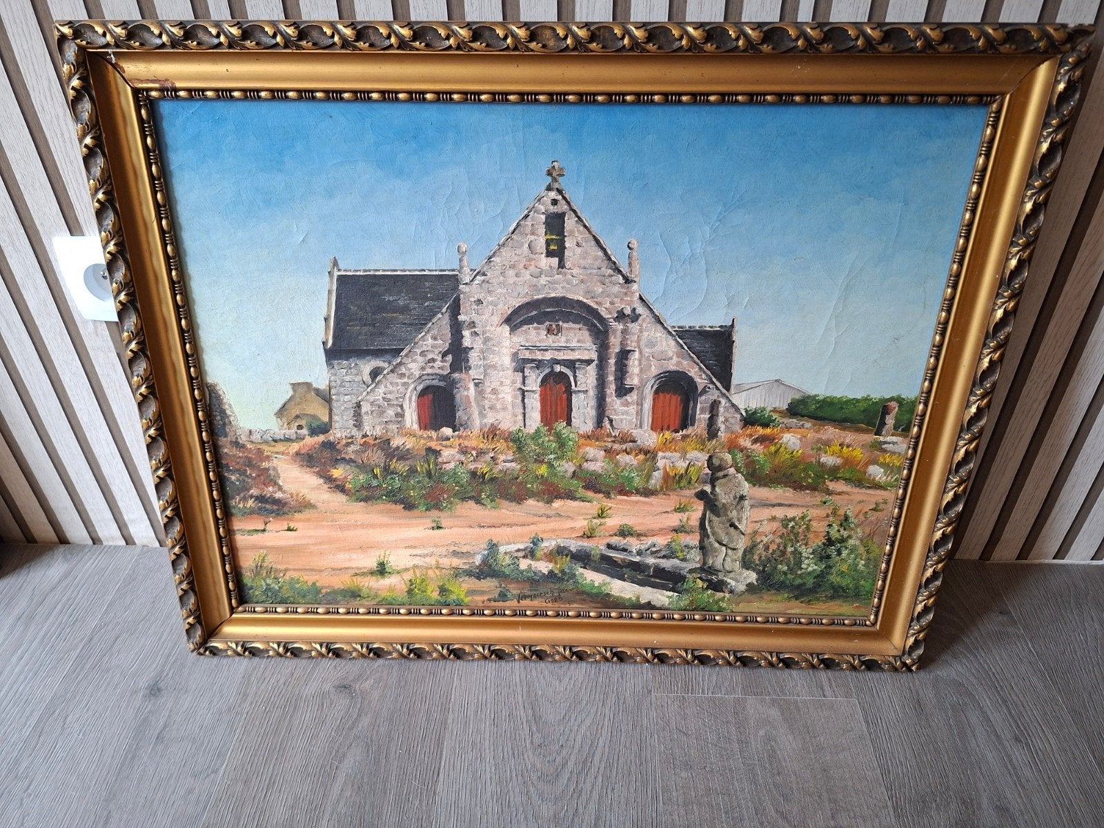 Schilderij Vermeersch Jaques., Antiek en Kunst, Kunst | Schilderijen | Klassiek, Ophalen