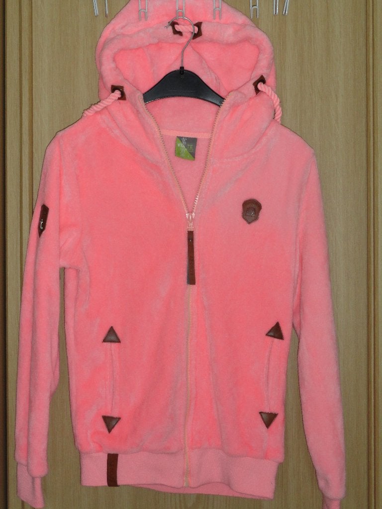 Roze Hoodie (fleece) VIN TE Sports- Large, Verzenden, Maat 42/44 (L), Nieuw, VIN T
