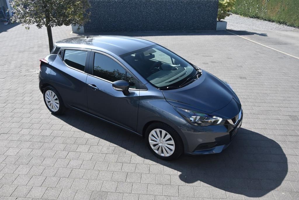 Nissan Micra 1.0 IG-T 93 ACENTA Navi/4Season/Parkeersensoren, 121 g/km, Argent ou Gris, Achat, Euro 6