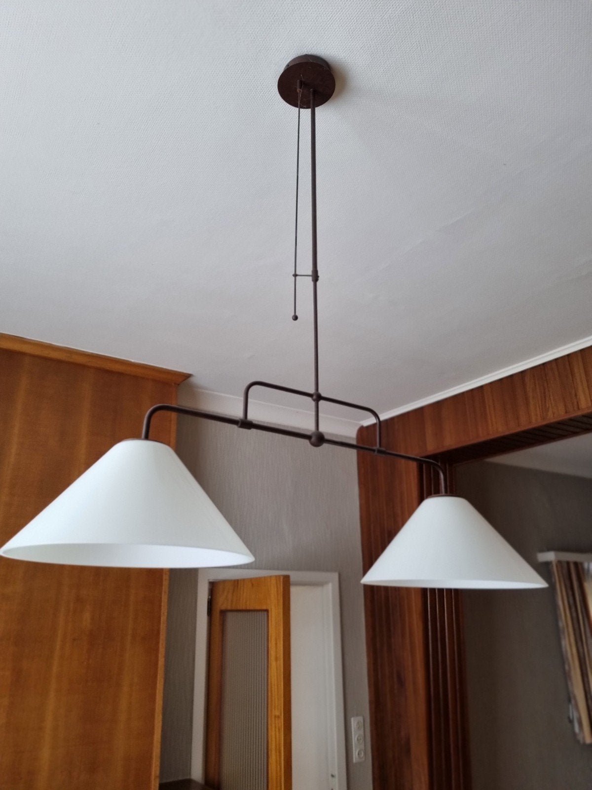 Set hanglampen te koop, Enlèvement, Comme neuf, Landelijk modern