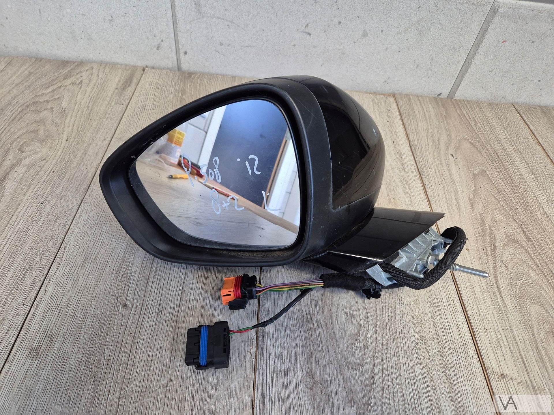 Peugeot 508 2010 - 2017 spiegel links 10 draden €75 lampje, Gebruikt, -, -, Ophalen of Verzenden