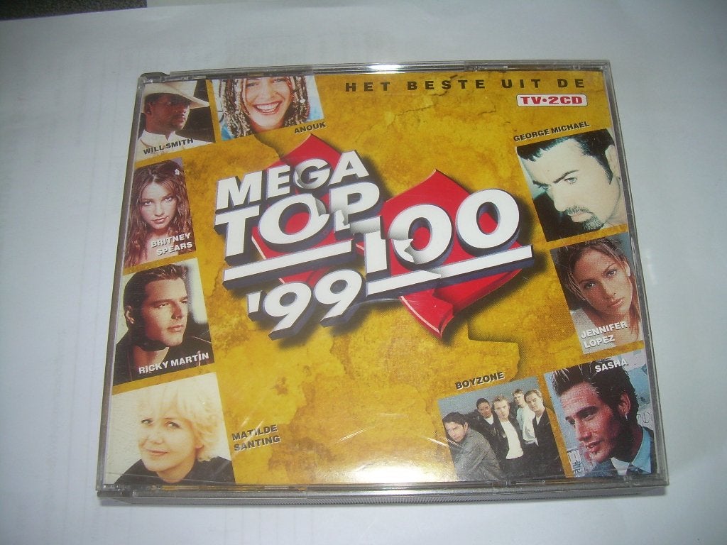 2 CD BOX - MEGA TOP 100 - 1999, CD & DVD, CD | Compilations, Enlèvement ou Envoi, Premier pressage, Comme neuf, Coffret