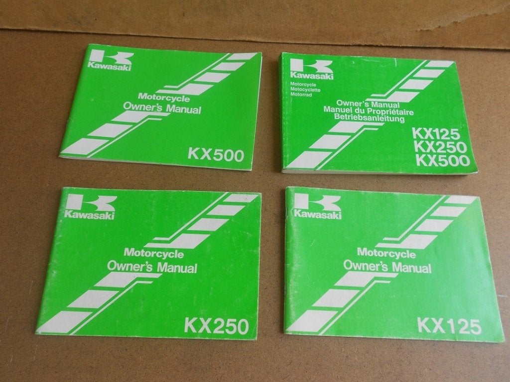 Kawasaki Cros Oldie KX125/250/500 Owner's Manual Handleiding, Motos, Enlèvement ou Envoi, Kawasaki
