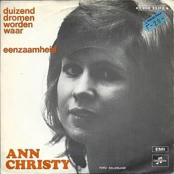 ann christy, Cd's en Dvd's, Vinyl | Nederlandstalig, Ophalen of Verzenden, 7 inch