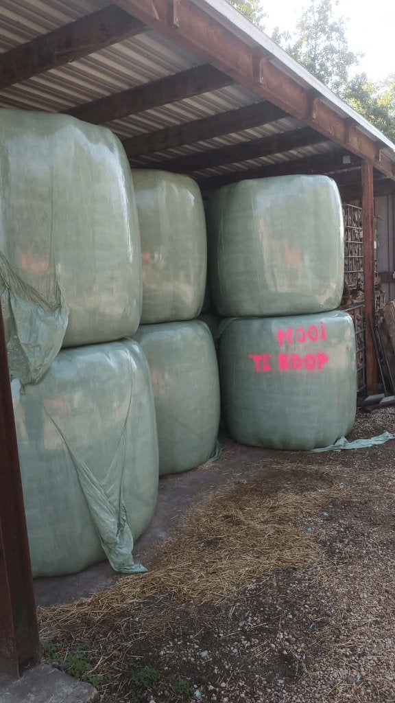 Foin sec à vendre, Enlèvement