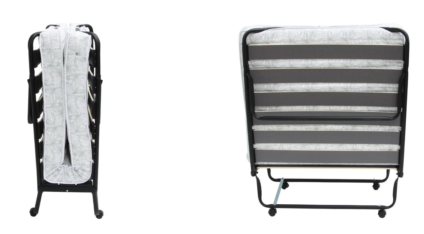 Troonz Opklapbed Morena 90x200cm - Nieuw, Ophalen, 90 cm, Eenpersoons, Zwart