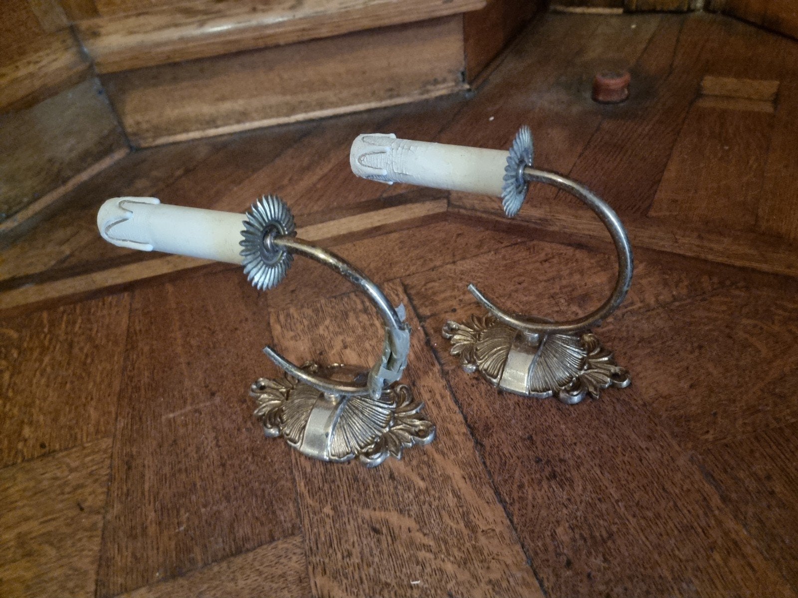 2 x oude metalen schansen €30,00 voor 2, Ophalen