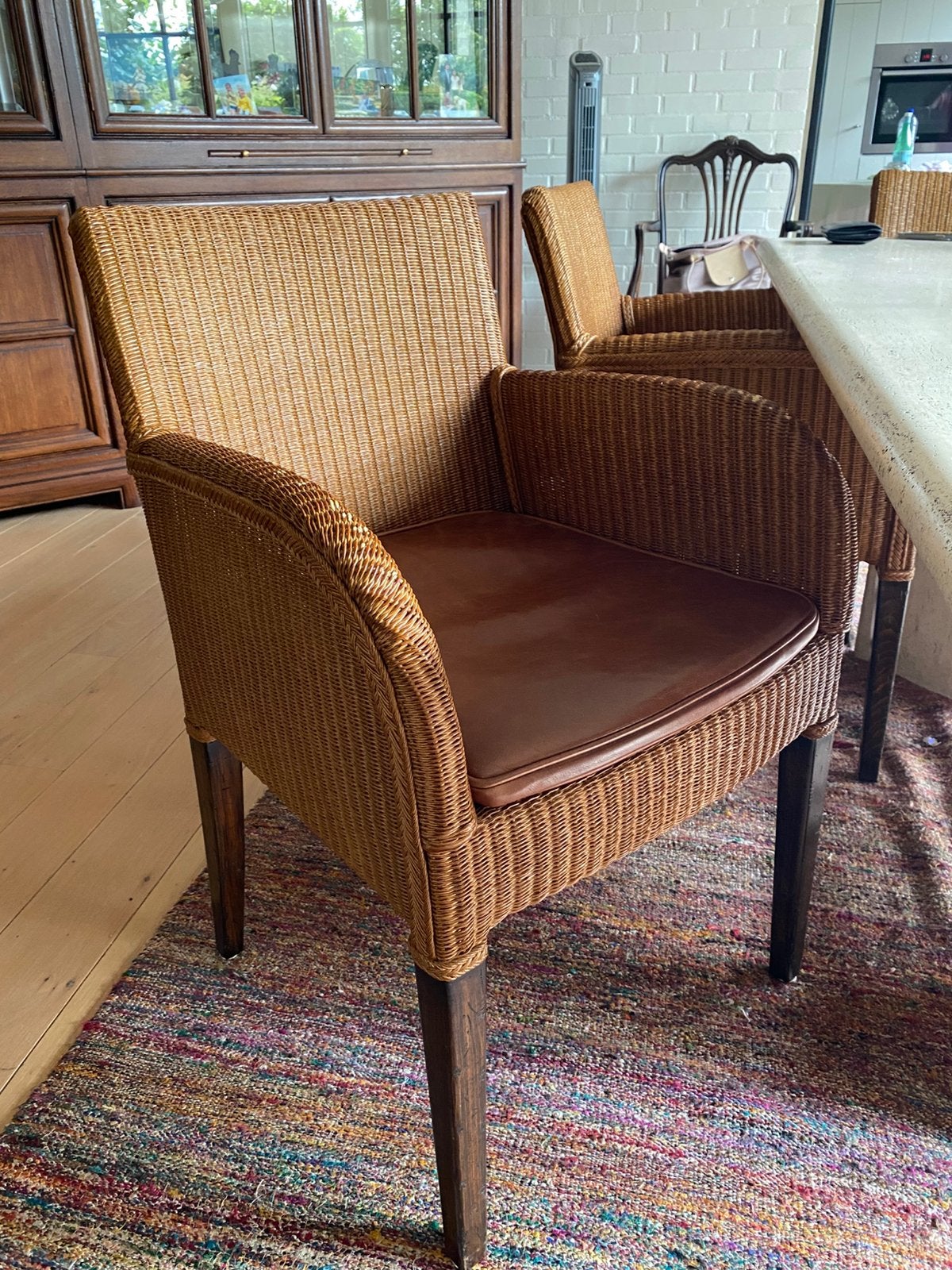Eetkamerstoelen Lloyd Loom, Enlèvement, Comme neuf, Matériau naturel