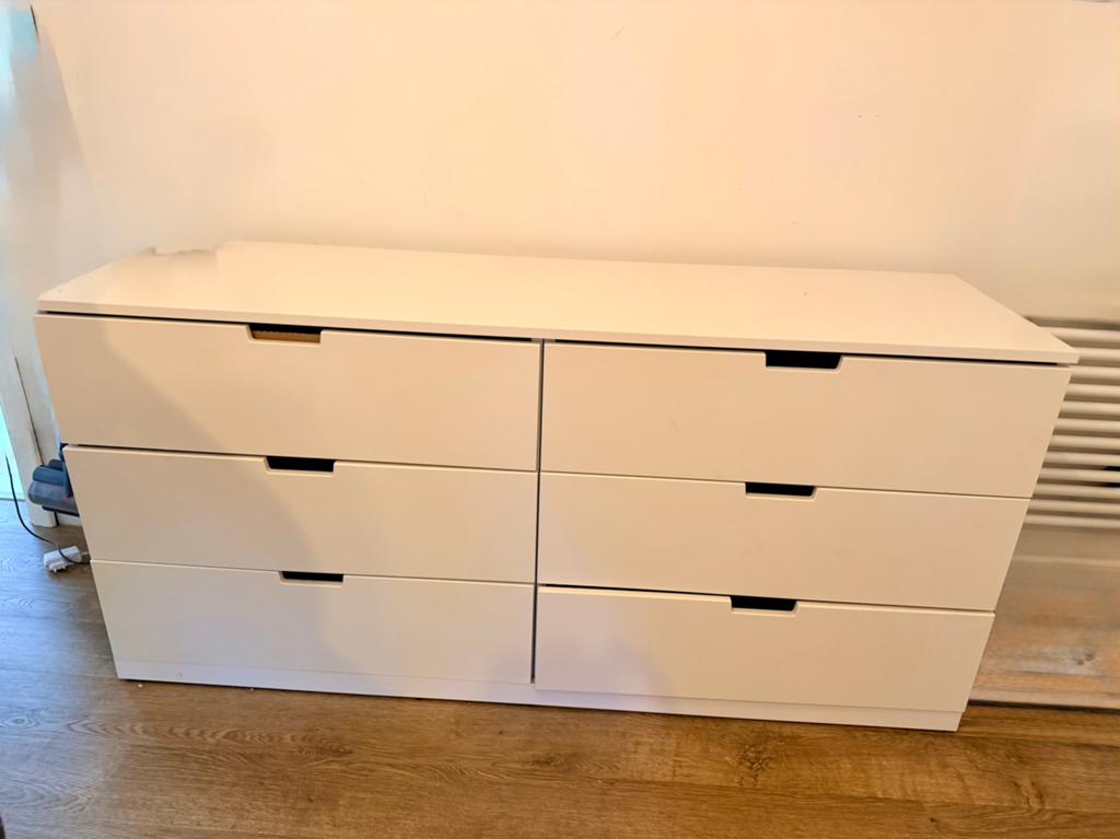 Kast ikea nordli, Ophalen, Strak, Gebruikt, 5 laden of meer
