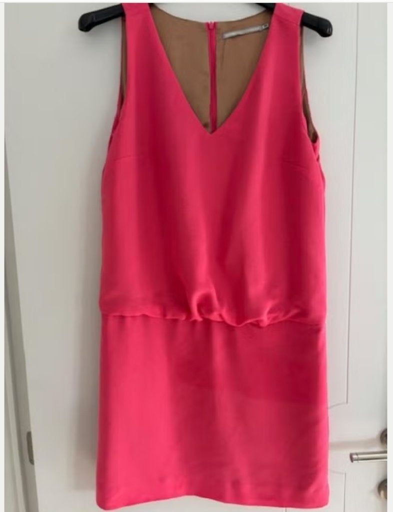 Jurk vintage maat 38, Kleding | Dames, Jurken, Ophalen of Verzenden, Zo goed als nieuw, Maat 38/40 (M), Roze