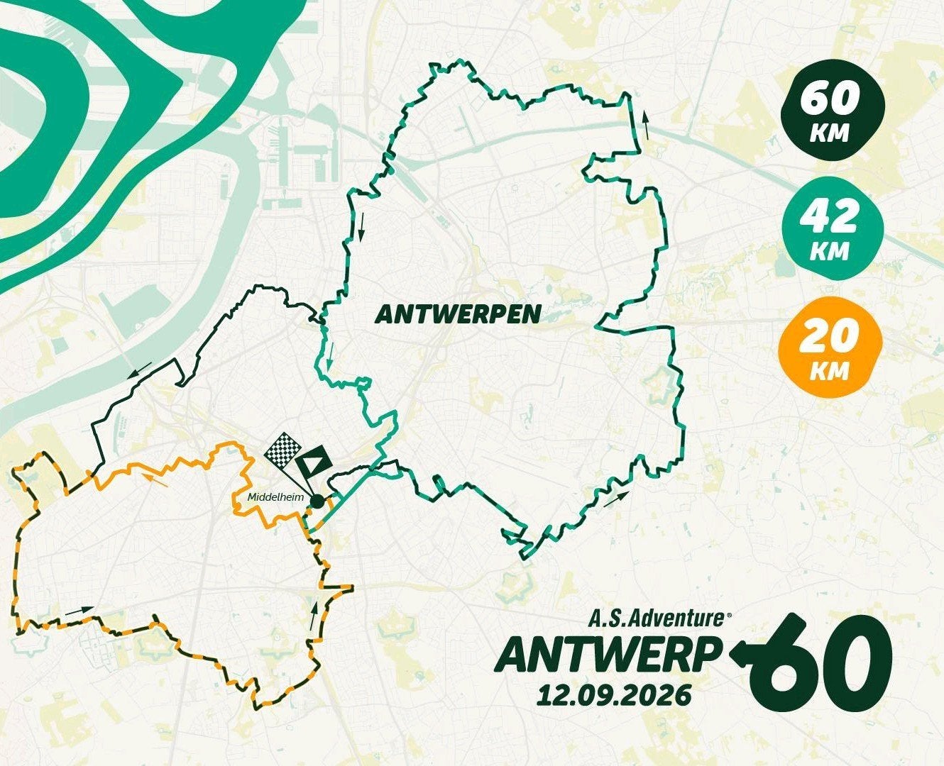 AS adventure Antwerp 60 km 12.09.2026, Tickets en Kaartjes