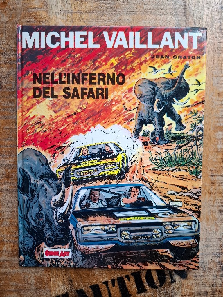 BD MICHEL VAILLANT #27 NELL'INFERNO DEL SAFARI GRATON Comi, Une BD, Enlèvement ou Envoi, Comme neuf, Jean Graton