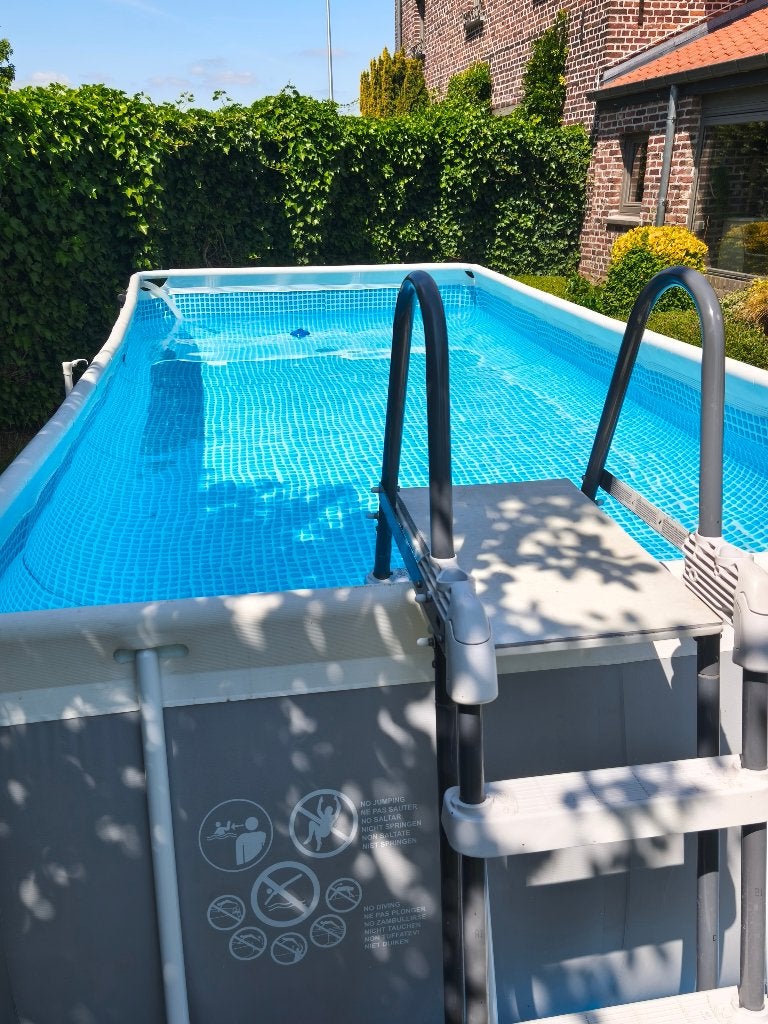 intex zwembad, Tuin en Terras, Ophalen, Gebruikt, 200 tot 300 cm, 80 tot 120 cm